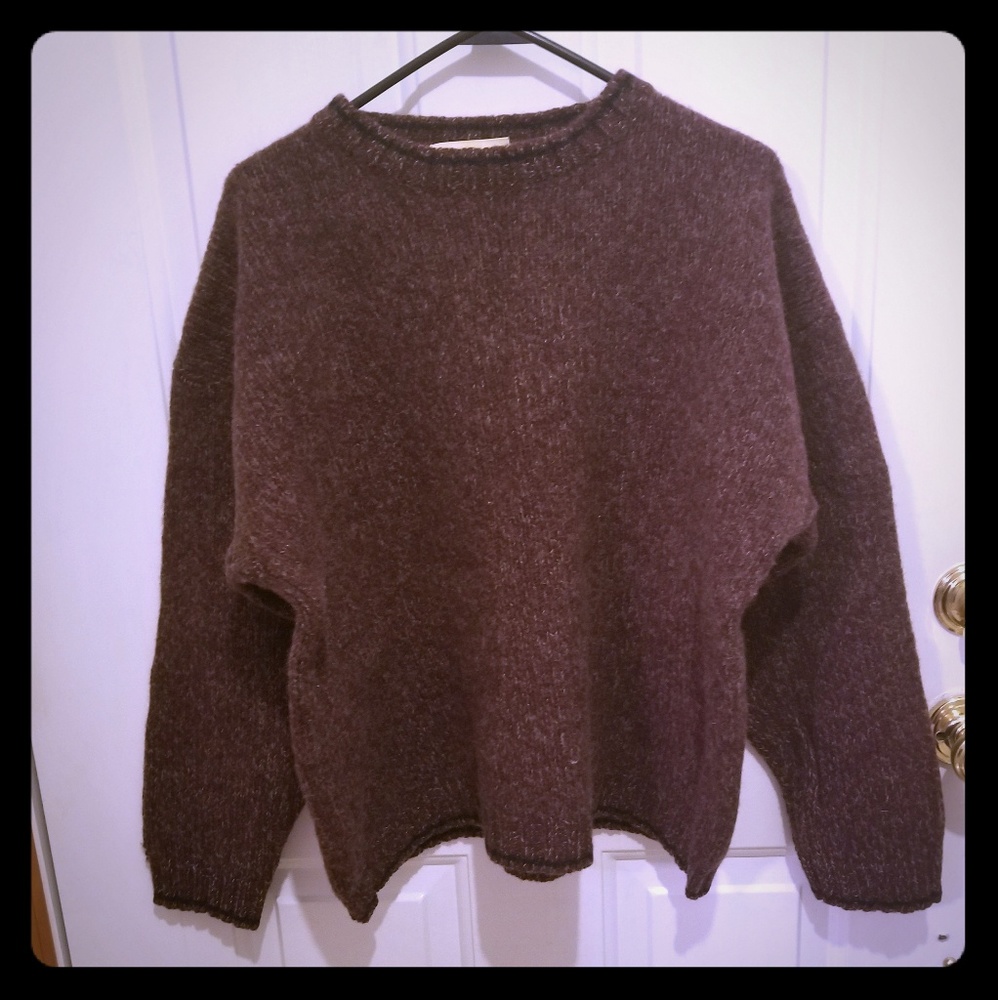 Eddie bauer burgandy sweater